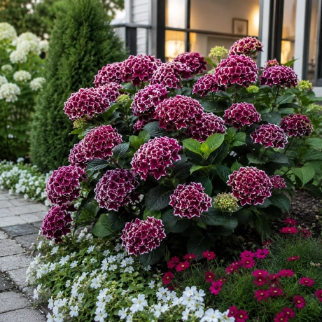Hortensia Hydrangea Macrophylla -Velvet Midnight Halo