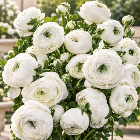 Ranunculus White Pink