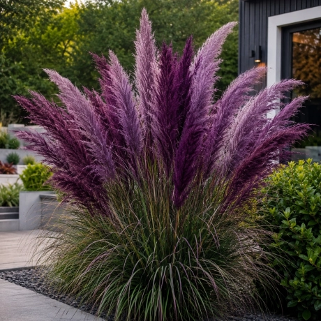 Iarba de Pampas Royal Purple la Ghiveci