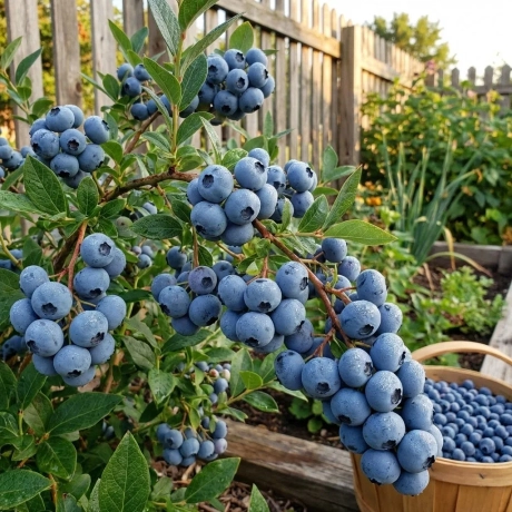 Arbust Fructifer - Afin Blue Gold Tufa - Cu Radacina Impachetata