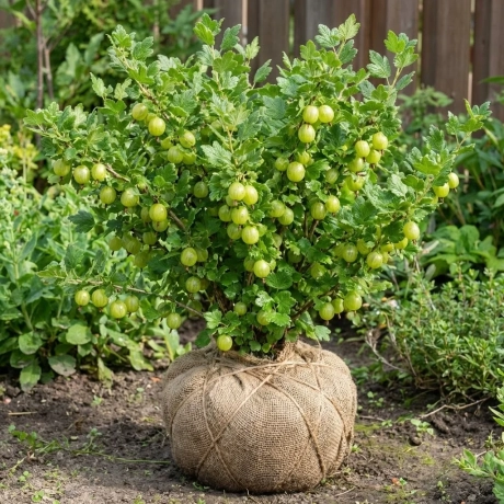 Arbust Fructifer - Agris Verde Tip Tufa - Cu Radacina Impachetata