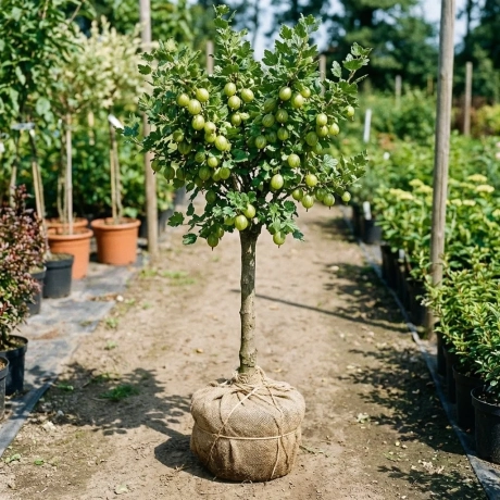 Arbust fructifer - Agris Verde tip Pom pe Picior Anul 3 cu Radacina Impachetata
