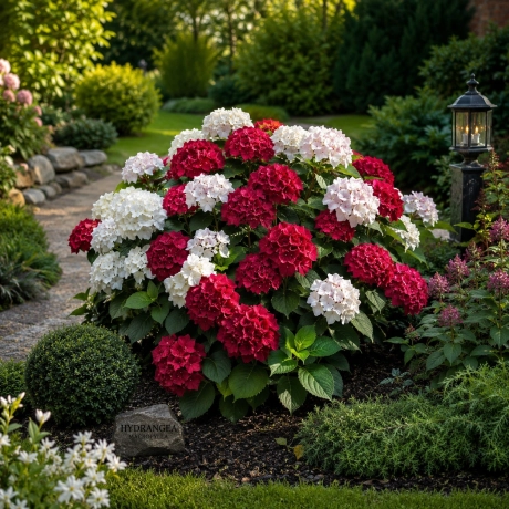 Hortensia Hydrangea Macrophylla Bicolor - Pearl Elegance
