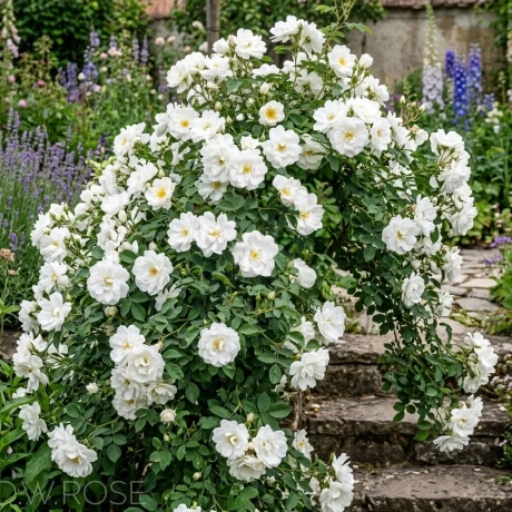 Trandafir de Dulceata Alba -  la Ghiveci