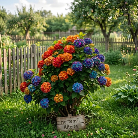 Hortensia Hydrangea Macrophylla Bicolor  - Sunset Galaxy
