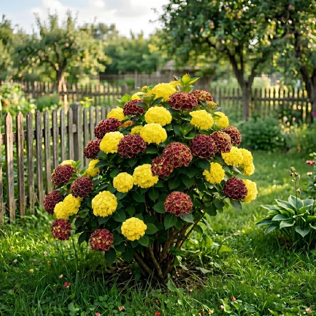 Hortensia Hydrangea Macrophylla Bicolor  - Royal Amber