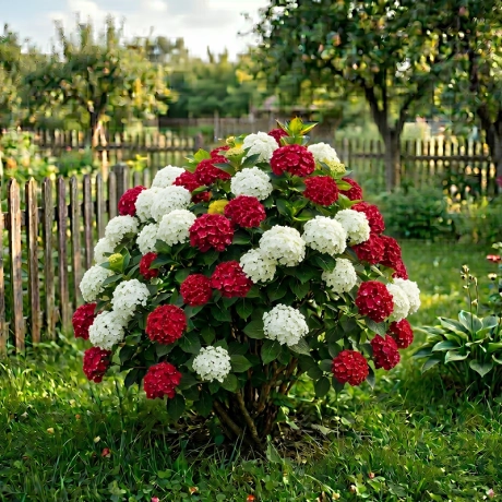 Hortensia Hydrangea Macrophylla Bicolor - Pearl Elegance