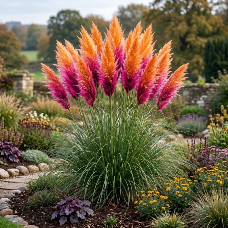 Iarba De Pampas Sunset Showstopper La Ghiveci