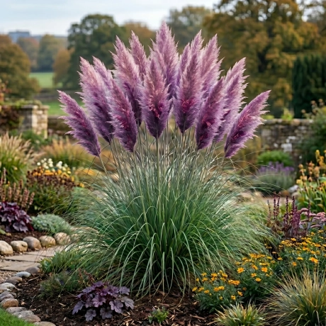 Iarba De Pampas Amethyst Dream La Ghiveci