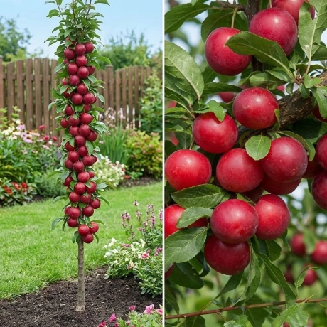 Pom Fructifer - Prun Columnar Rubin - Anul 4 cu Radacina Nuda