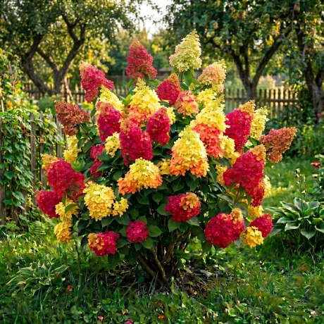 Hortensia Paniculata Bicolor - Solar Flare