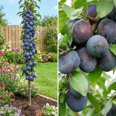 Pom Fructifer - Prun Columnar Sonic Lady - Anul 4 cu Radacina Nuda